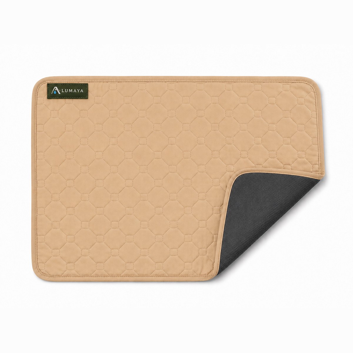Couverture rafraîchissante pour chien LUMAYA face matelassée beige