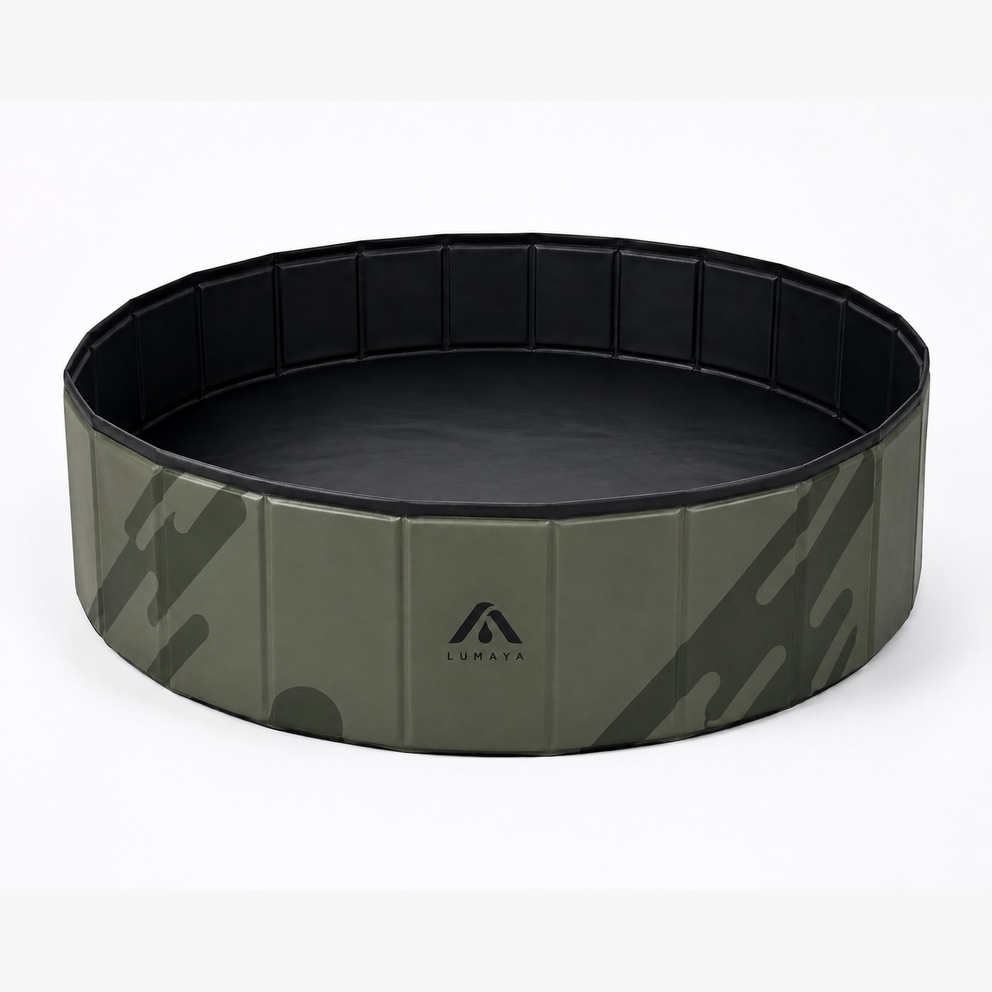 Piscine pliable LUMAYA Ø 120 cm vert sauge camouflage
